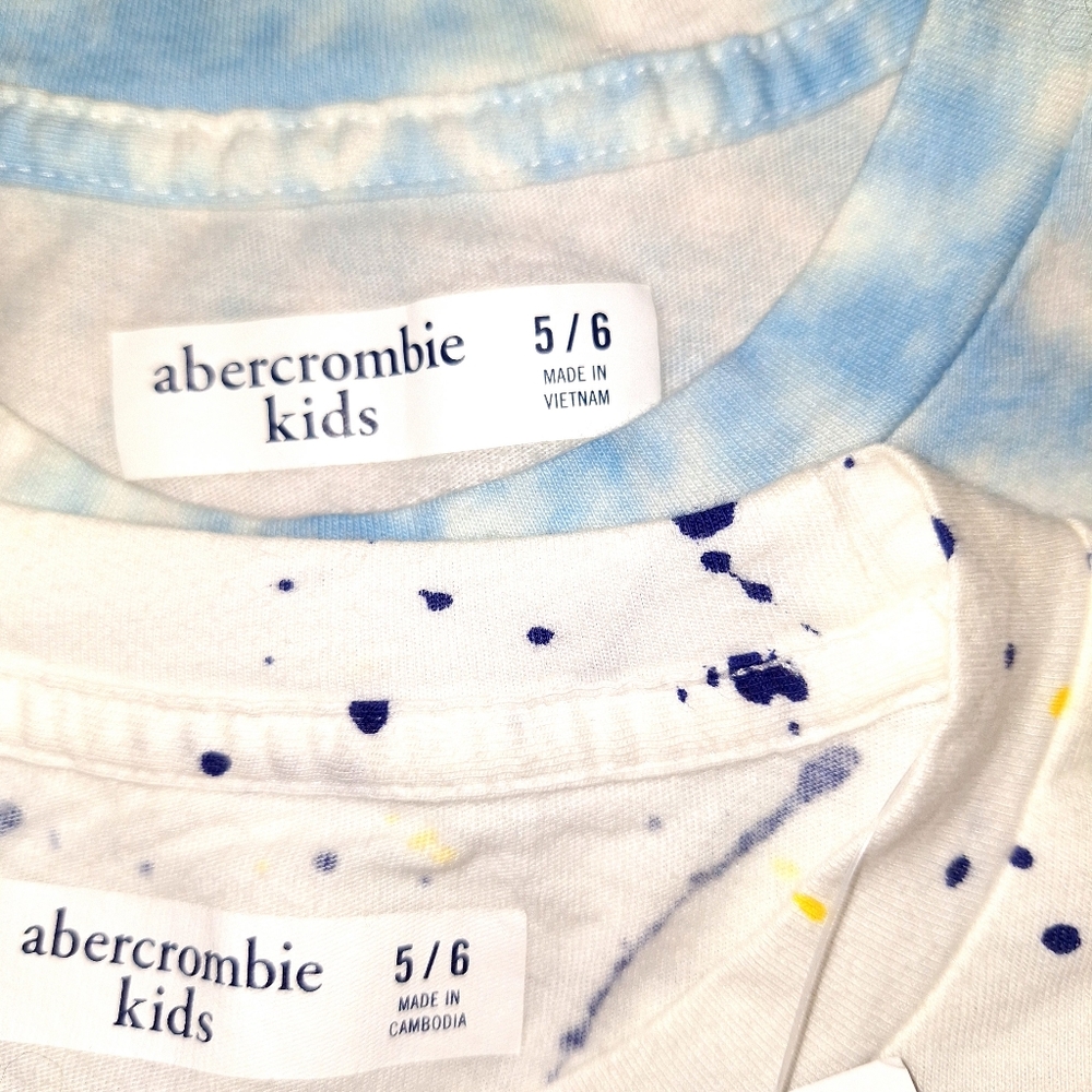 2 boys size 5/6 Abercrombie shirts - Picture 7 of 7